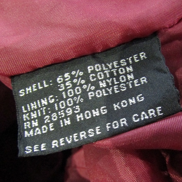 ⚜️HP⚜️ Vtg Members Only Wine Windbreaker Bomber 46 - Picture 5 of 5